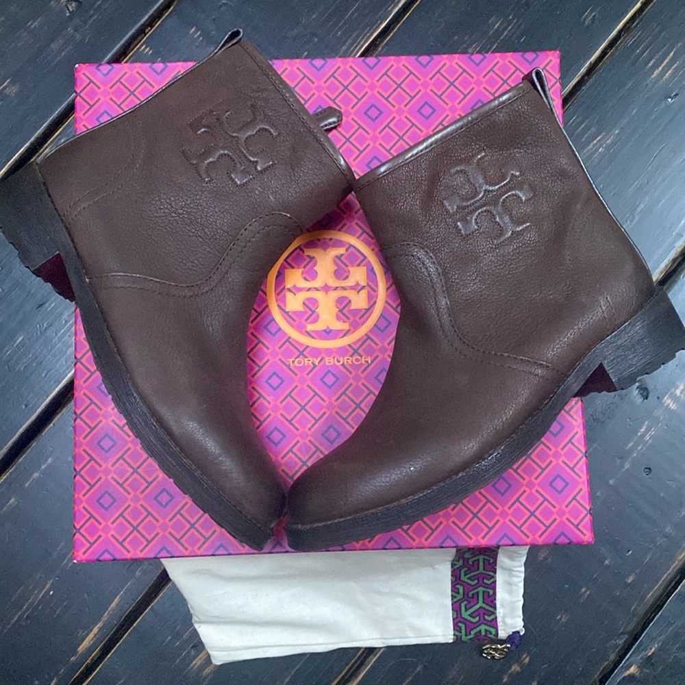 Tory Burch Simone Ankle Boots Size 7.5